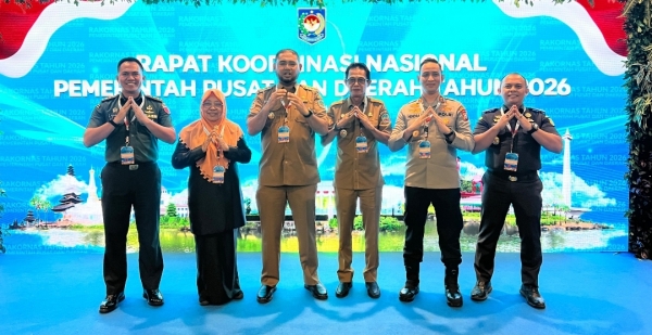 Bassam - Helmi Kompak Bersama Forkopimda Hadiri Rakornas Bogor